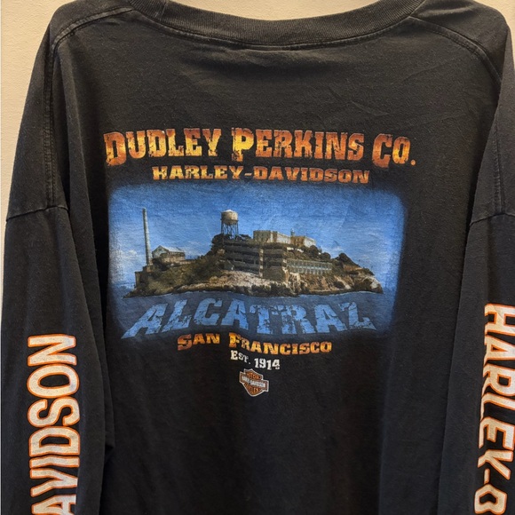 Alcatraz Harley Davidson Long sleeve - Picture 2 of 3